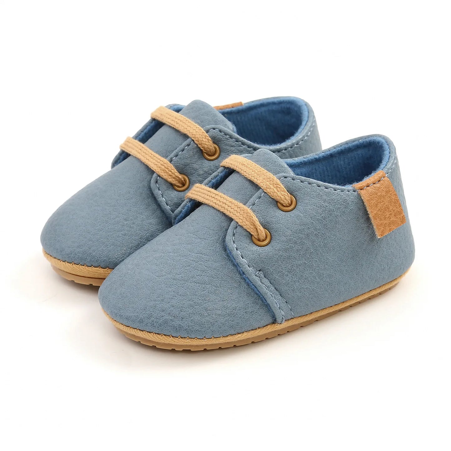 KIDSUN Baby Shoes – Leather Anti-Slip Sneakers for Newborns & Toddlers