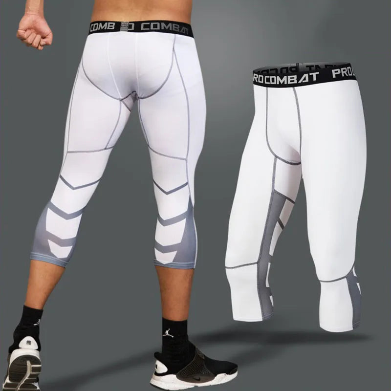 Men's Compression Pants | Running, Cycling & Gym Tights – Elastic Fitness Leggings