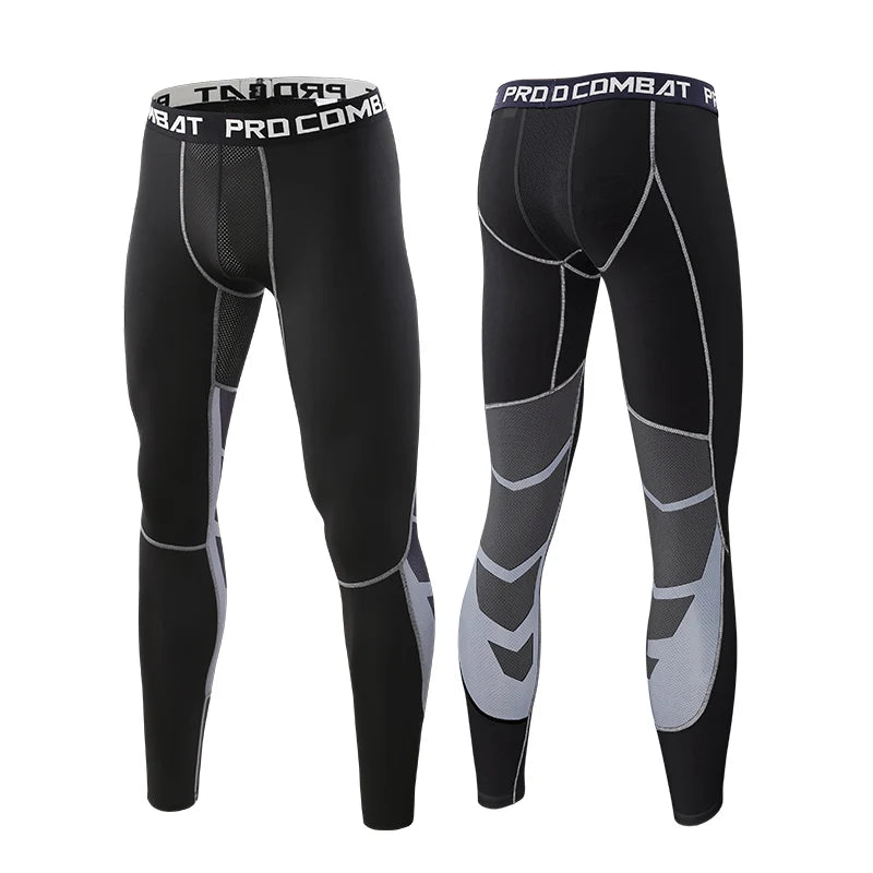 Men's Compression Pants | Running, Cycling & Gym Tights – Elastic Fitness Leggings