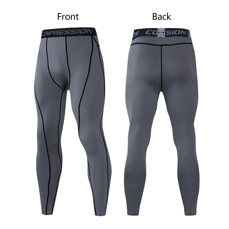 Men's Compression Pants | Running, Cycling & Gym Tights – Elastic Fitness Leggings