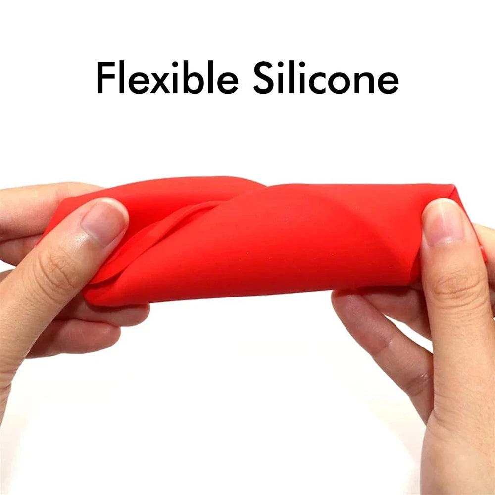 قوالب كيك دائرية من السيليكون غير اللاصقة - قوالب خبز قابلة لإعادة الاستخدام مقاس 4/6/8 بوصة للاستخدام في الفرن والمطبخ