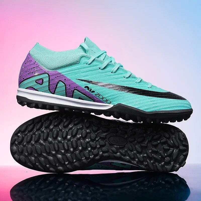 New Men’s Football Sneakers & Boots – Mid-Top Soccer Shoes, High-Quality Non-Slip FG/TF Futsal Indoor Cleats