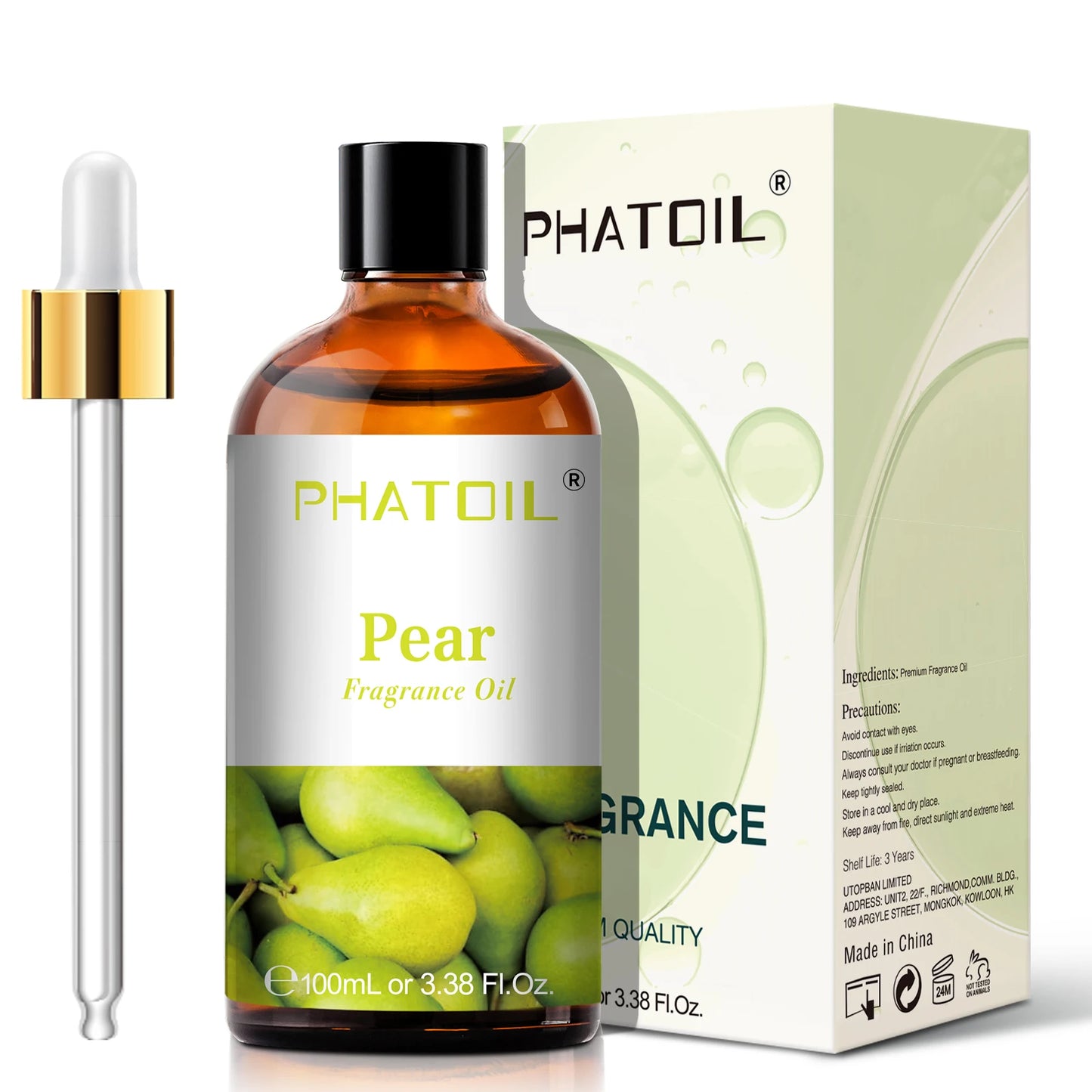 PHATOIL 100ml Sweet Fruity Fragrance Oil – Coconut, Vanilla, Strawberry & More for Diffusers & Candles