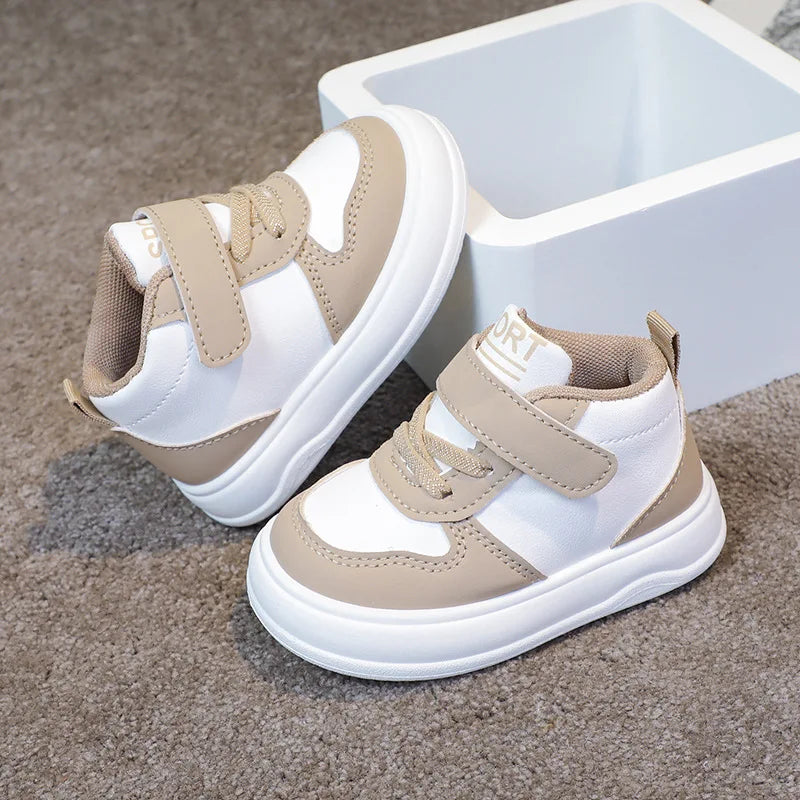 Fashion Kids Sneakers – Spring & Autumn High-Top Breathable Casual Shoes for Boys & Girls | Non-Slip Outdoor & Basketball Shoes