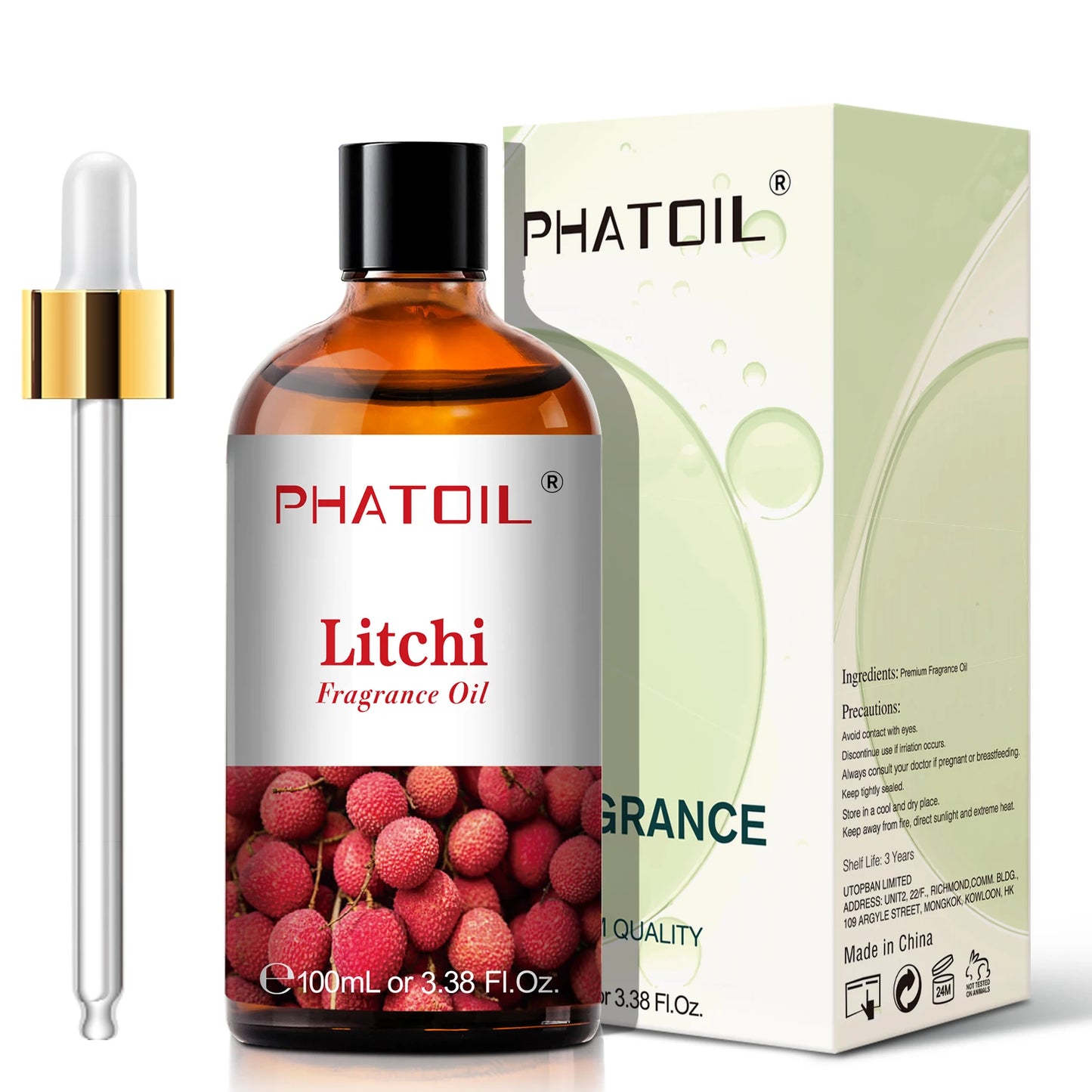 PHATOIL 100ml Sweet Fruity Fragrance Oil – Coconut, Vanilla, Strawberry & More for Diffusers & Candles