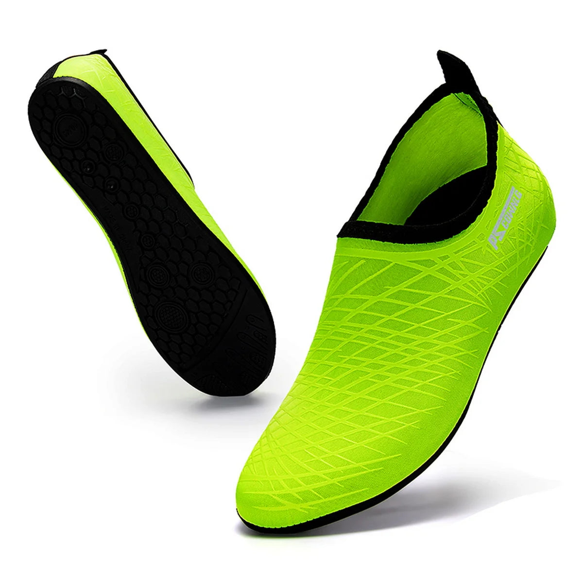 أحذية الرياضات المائية - جوارب يوغا مائية سريعة الجفاف بدون كعب، أحذية سهلة الارتداء للرجال والنساء