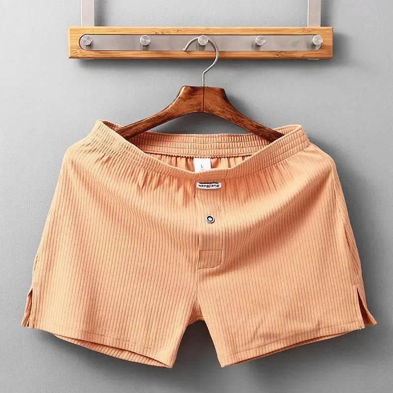 Men's Stretch Cotton Boxer Shorts | Threaded Arrow Pants Style | Comfortable Sleepwear & Loungewear Underpants