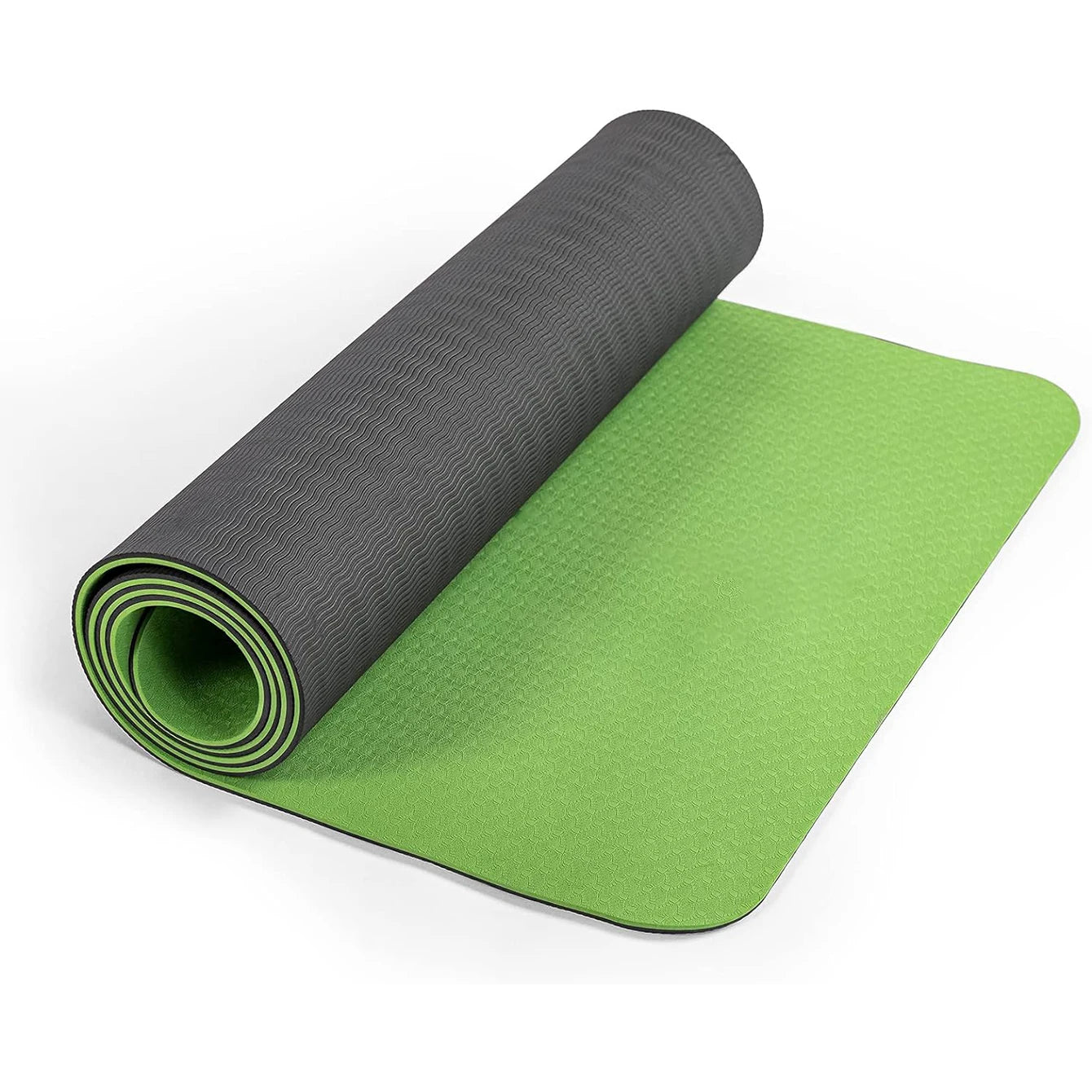 Yoga Mat | Double-Sided Non-Slip TPE Exercise Mat with Strap – Eco-Friendly for Yoga & Pilates