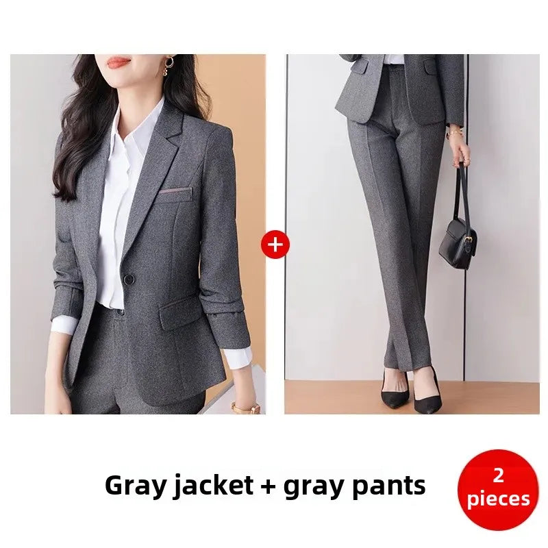Elegant Black Women’s Suit Jacket – Fashionable Professional Office Workwear