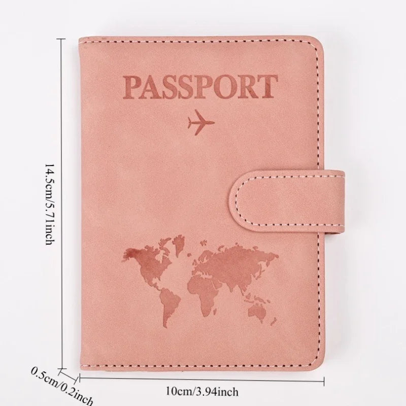 Custom Engraved Passport Cover – Monogrammed Travel Wallet Gift
