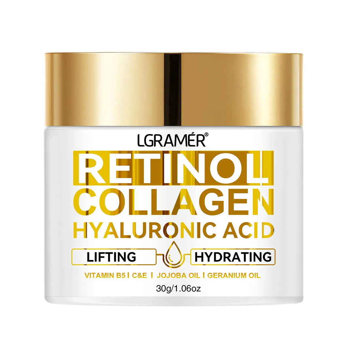Retinol Moisturizing Face Cream – Collagen & Hyaluronic Acid Anti-Wrinkle Skin Care for Women & Men