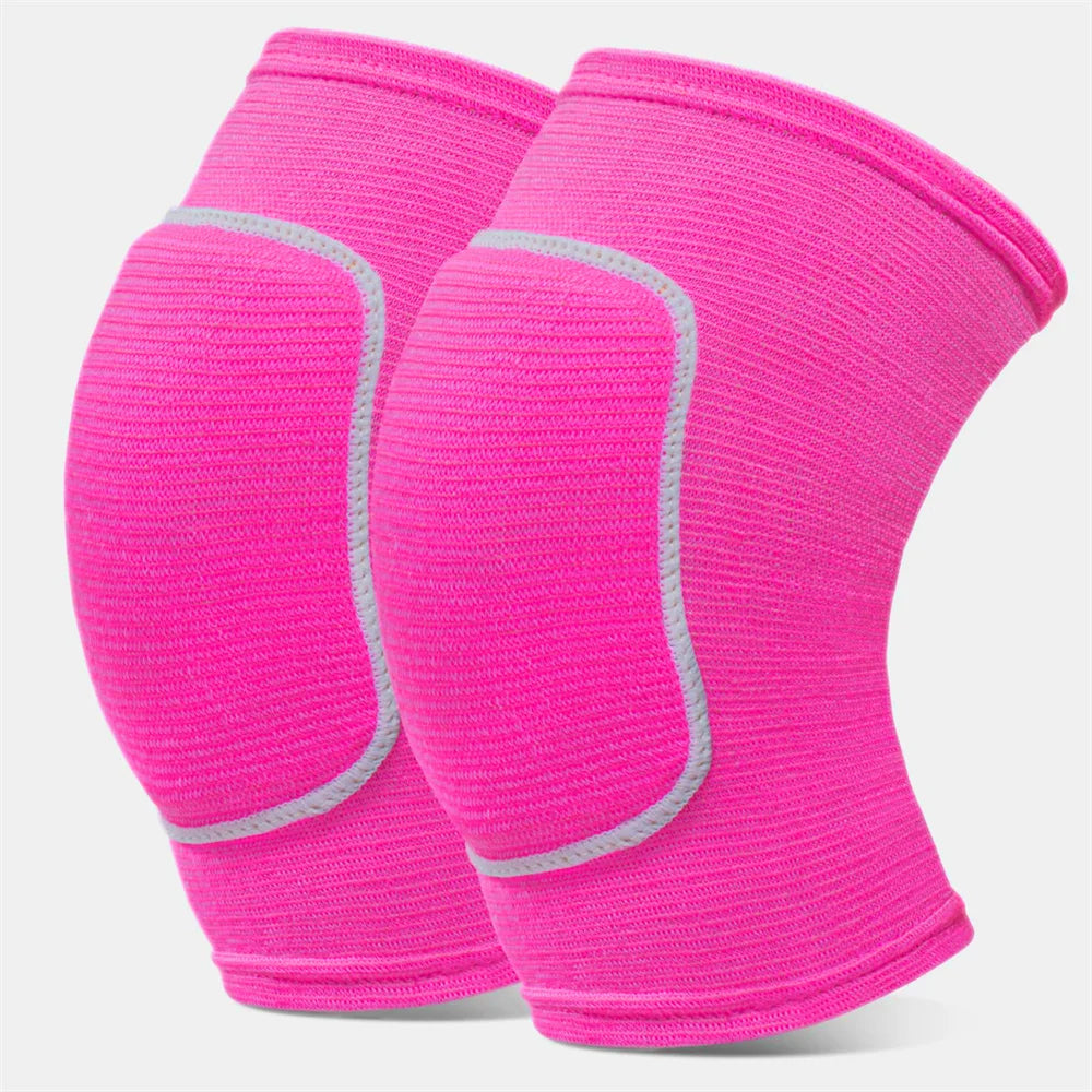 Volleyball Knee Pads | Soft Breathable Protective Knees for Men, Women & Kids – Ideal for Dance, Yoga & Sports