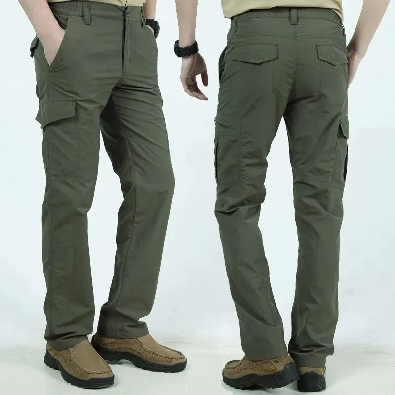 Men’s Military Tactical Cargo Pants – Waterproof, Wear-Resistant Multi-Pocket Outdoor & Work Trousers