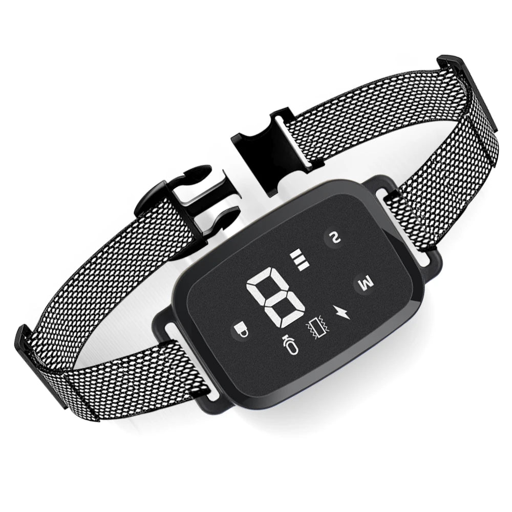 Smart Automatic Anti-Bark Dog Collar – HD Display, IP67 Waterproof, Rechargeable Bark Stopper