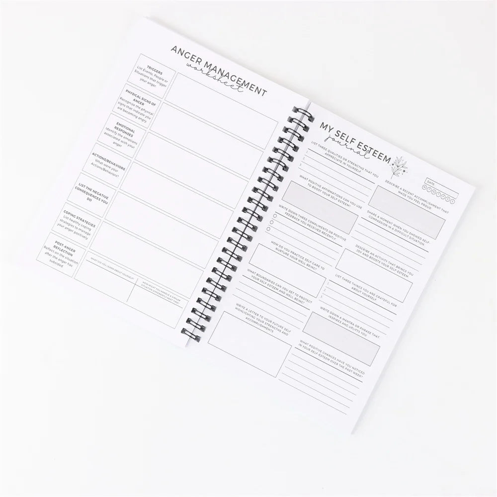 Mental Health Workbook – Attachment Theory, Abandonment Anxiety, Depression, Addiction & Somatic Psychotherapy