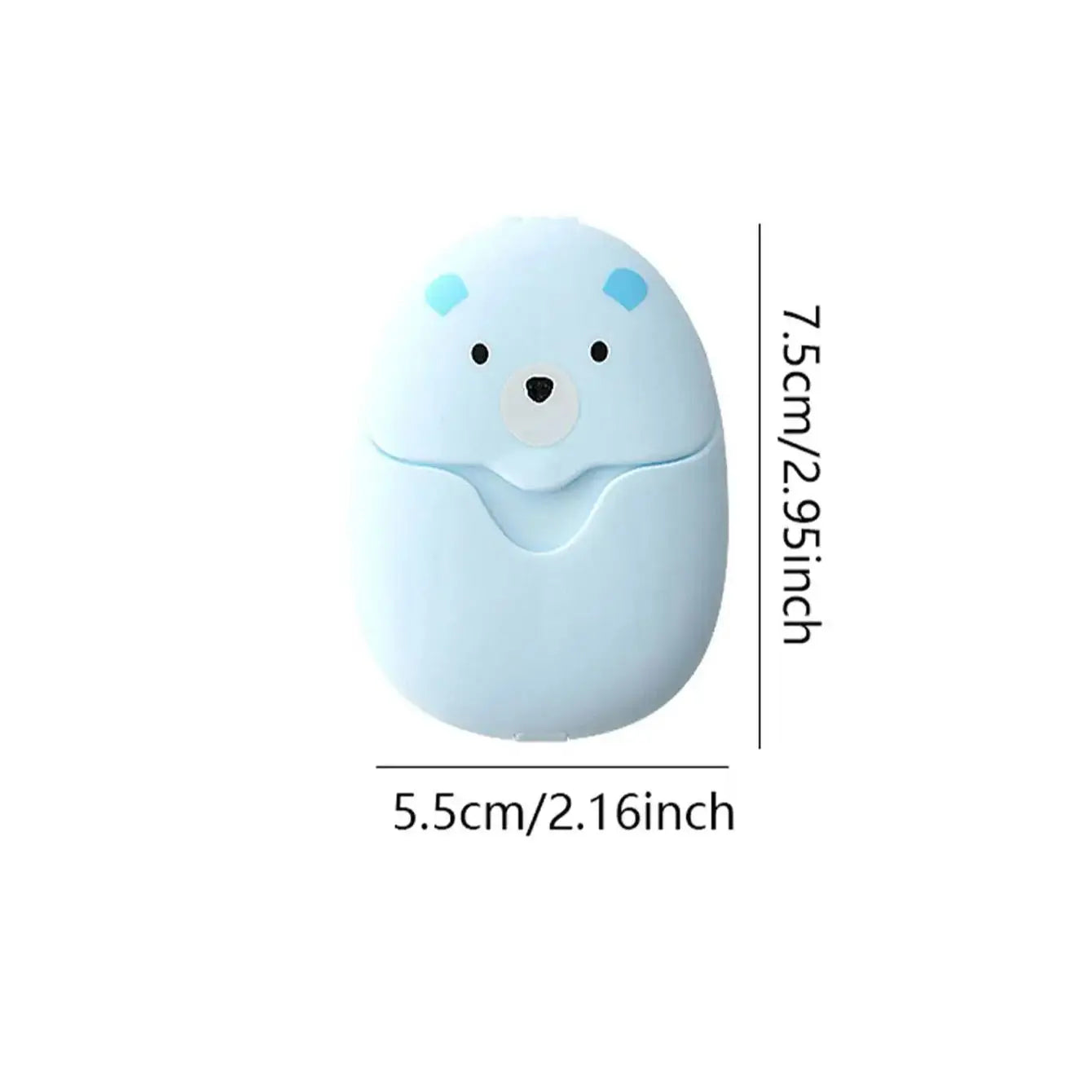 ورق صابون سفر محمول - أوراق غسيل اليدين للاستخدام مرة واحدة للتنظيف الخارجي (قطعة واحدة - عبوة من 50 قطعة)