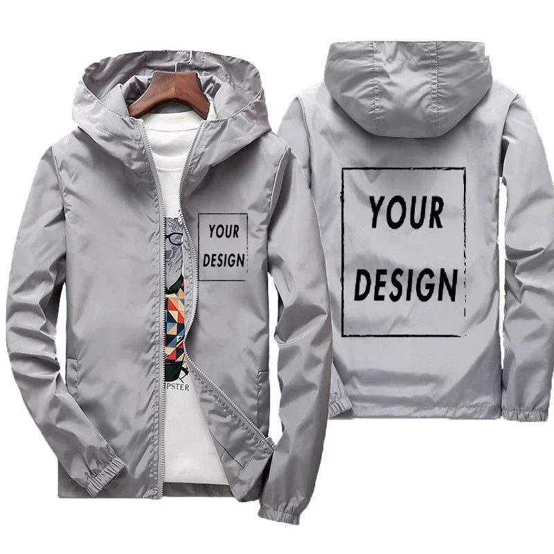 Men’s Autumn Waterproof Windbreaker – Warm Big Size 7XL Custom Logo Outdoor Jacket