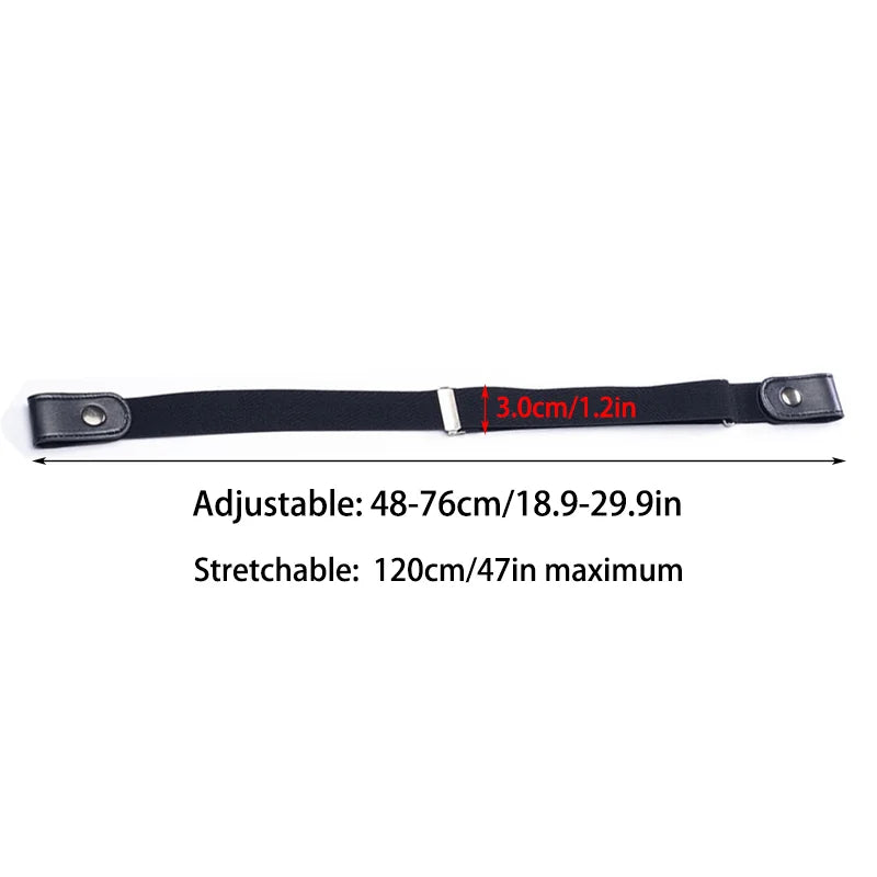Invisible Elastic Belt – Simple Fashionable Buttonless Waistband