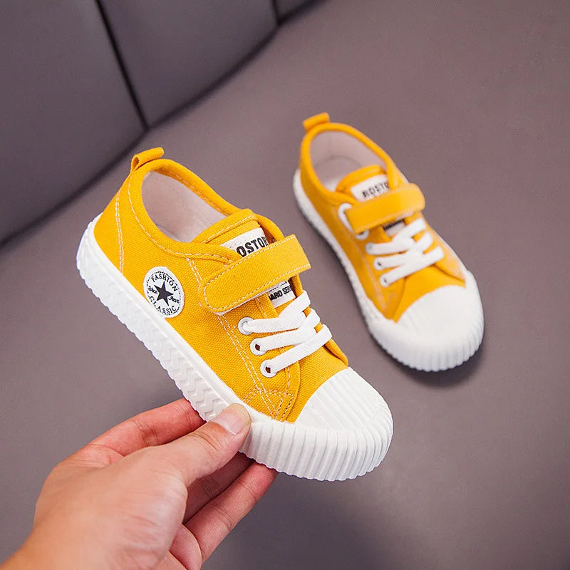 Children's Canvas Shoes | Soft Sole Breathable Non-Slip Sneakers for Boys & Girls