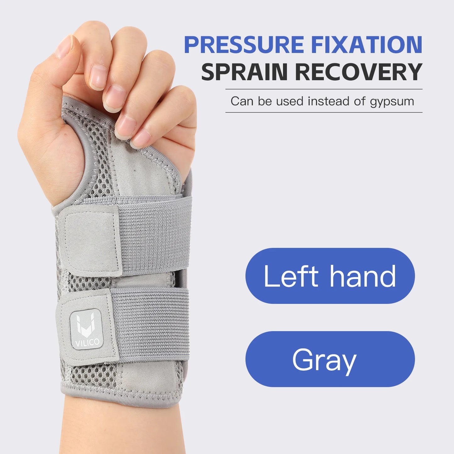 Adjustable Wrist Guard | 1/2 Finger Dual-Strap Support for Joint Pain & Thumb Protection – Thin Tendon Sheath Design