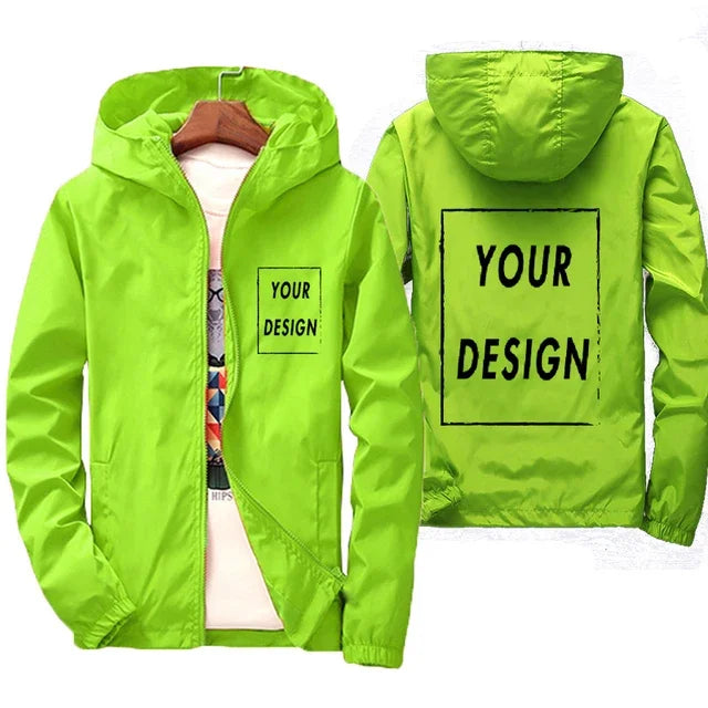 Men’s Autumn Waterproof Windbreaker – Warm Big Size 7XL Custom Logo Outdoor Jacket