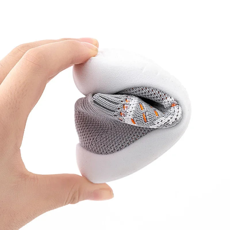 أحذية أطفال مضادة للانزلاق وجيدة التهوية - جوارب أرضية لسرير الأطفال بنعل مطاطي للأولاد والبنات | نعال شبكية ناعمة