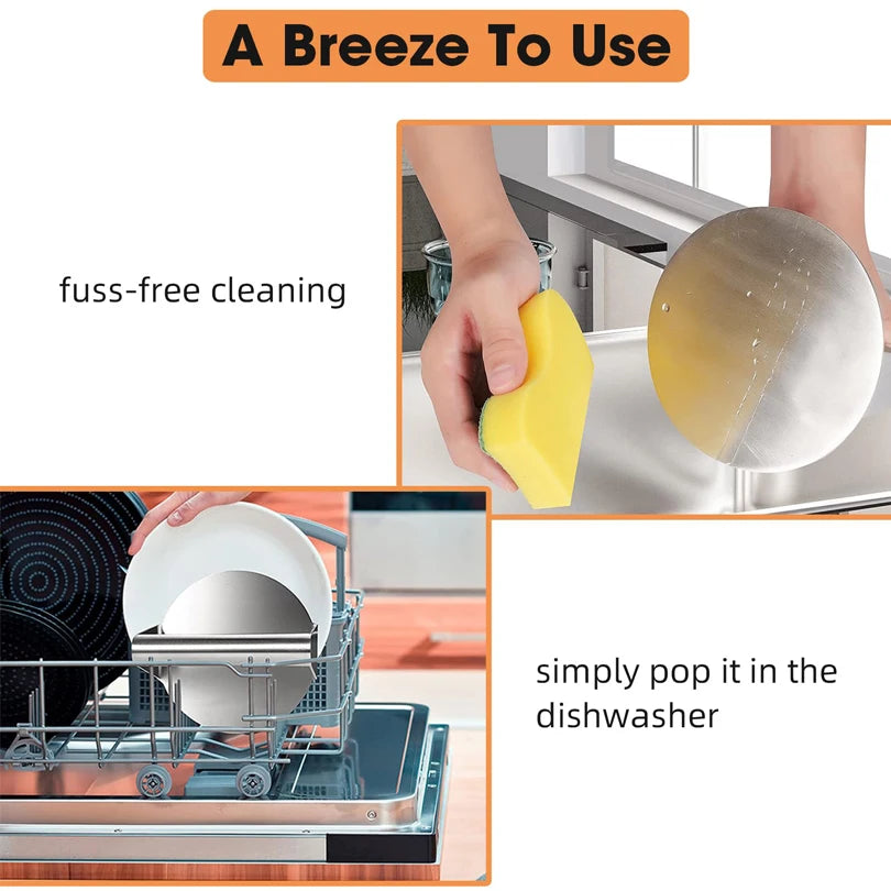 Stainless Steel Smash Burger Press – Heavy-Duty Meat Masher & Patty Mold for Grilling & Kitchen Cooking