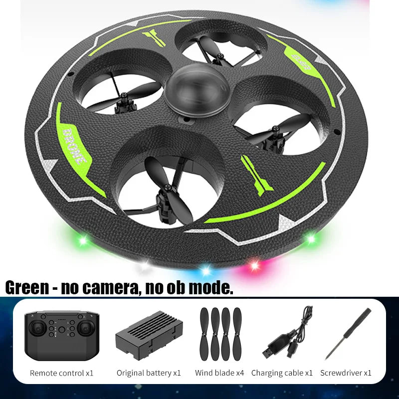 Mini UFO Foam Drone for Kids | Intelligent Obstacle Avoidance RC Helicopter with Camera | Safe Aerial Toy Aircraft for Christmas Gifts