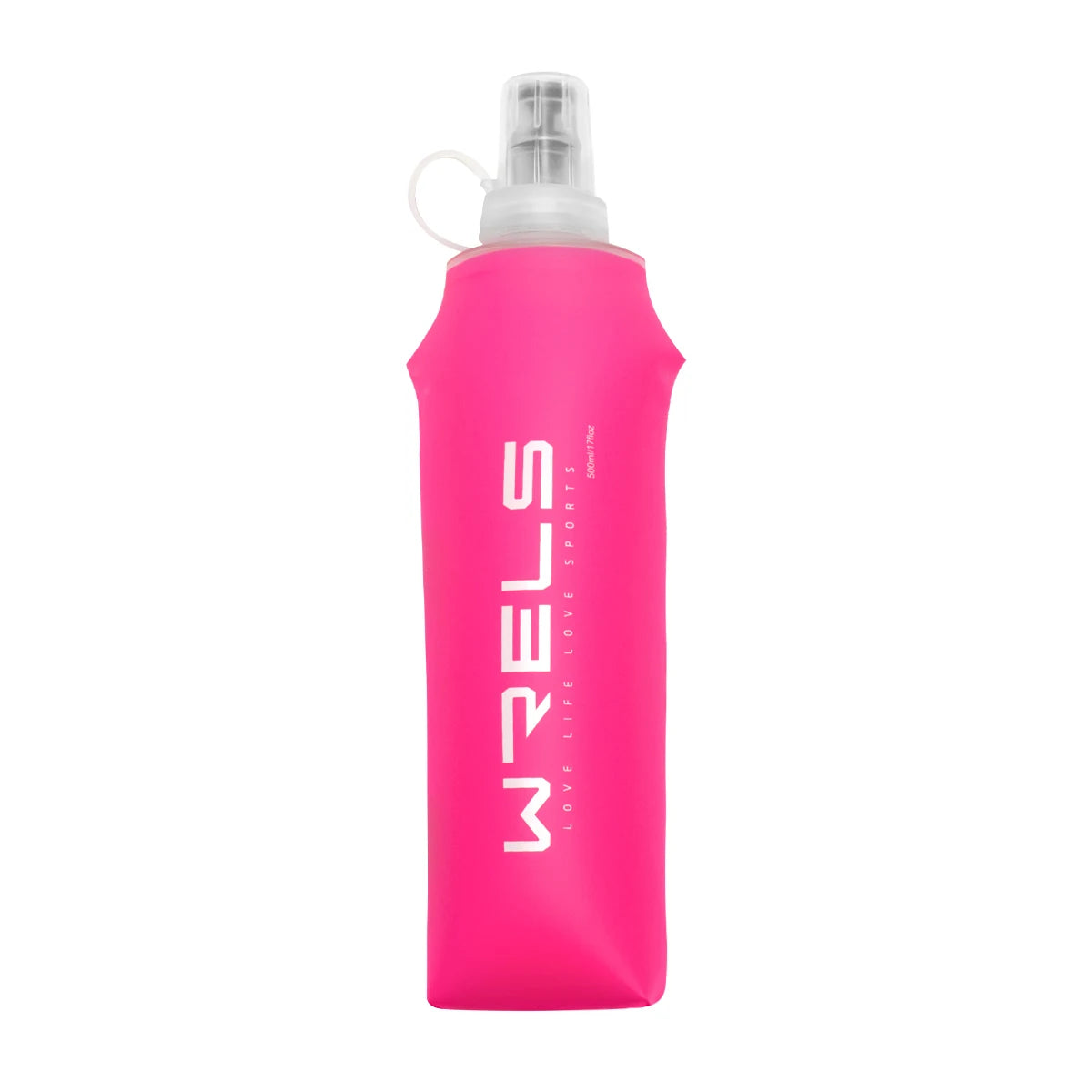WRELS Soft Camping Water Bottle – Foldable BPA-Free Flask for Running, Hiking & Cycling