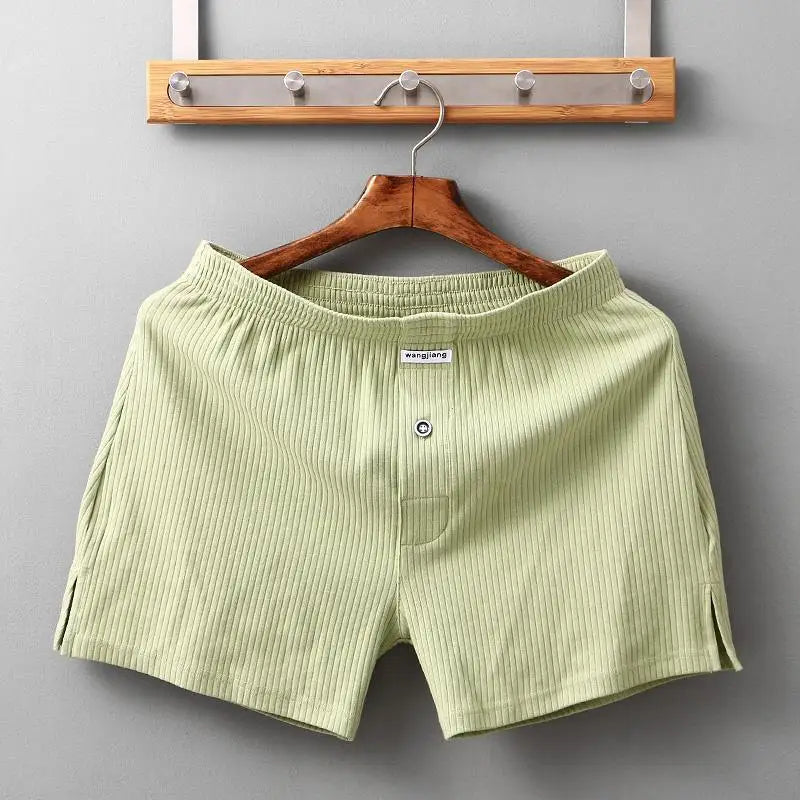 Men's Stretch Cotton Boxer Shorts | Threaded Arrow Pants Style | Comfortable Sleepwear & Loungewear Underpants