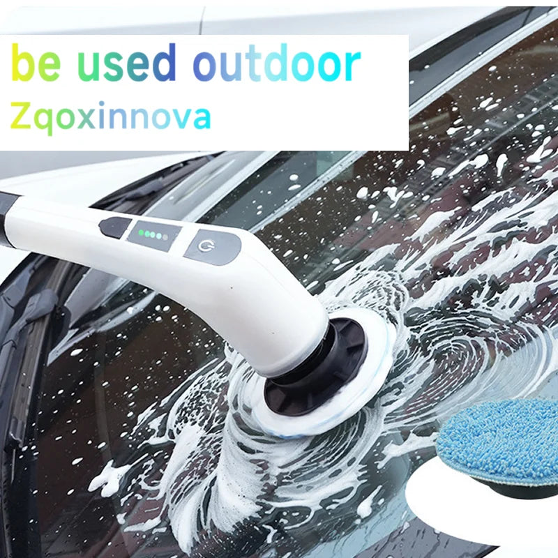 Electric Cordless Spin Scrubber – Multipurpose Household Cleaning Brush