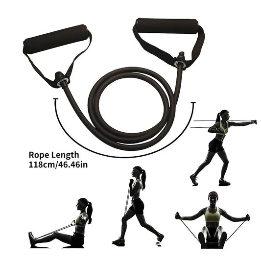 Resistance Bands with Handles | Workout & Exercise Bands for Men & Women – Home Strength Training
