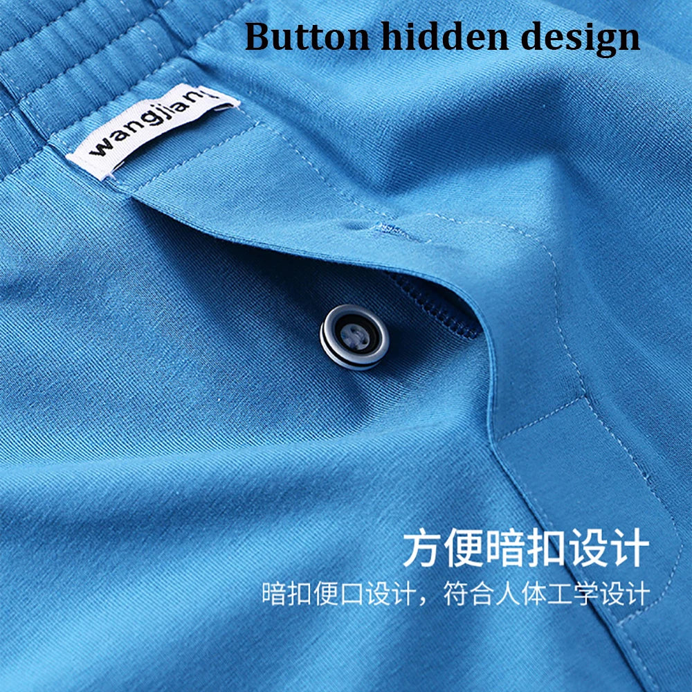 3PCS Men's Underwear Pack | 100% Cotton Breathable Sleepwear with 3D Crotch | Elastic Waist Pajama Shorts M-3XL