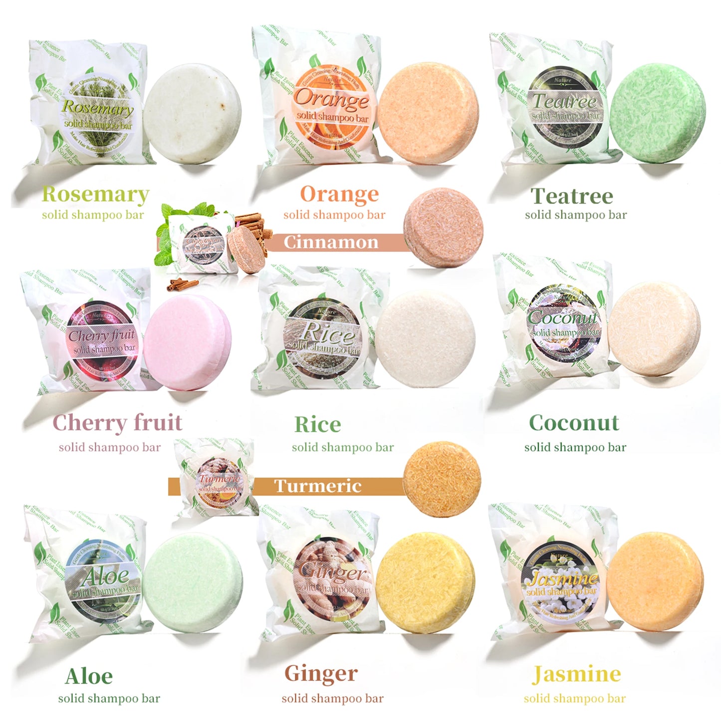 صابون شامبو بزيت شجرة الشاي العطري - صابون للعناية بالشعر مصنوع يدويًا خالٍ من السيليكون والرواسب للتنظيف العميق