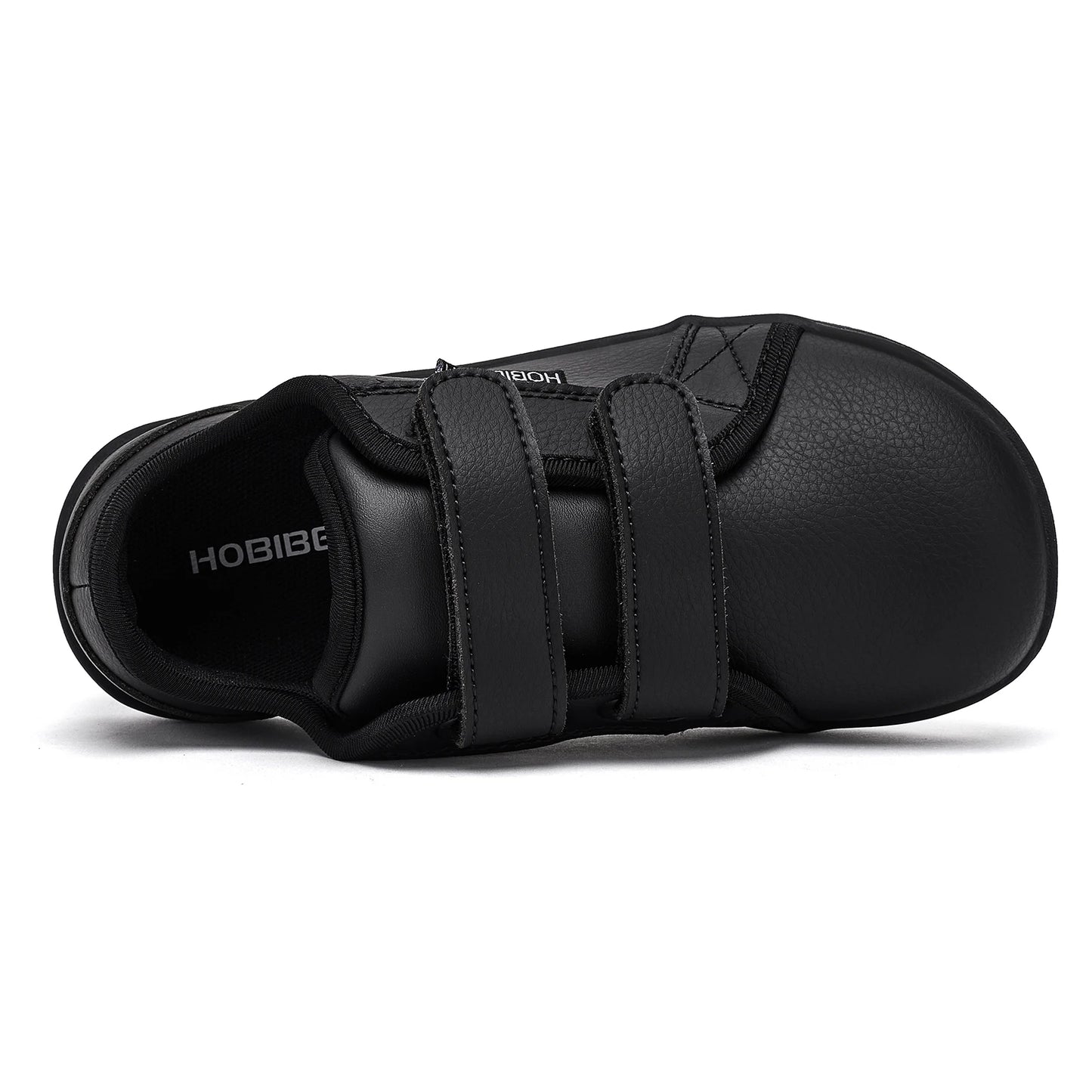 HOBIBEAR Kids Barefoot Sneakers – Minimalist Wide Toe Shoes with Hook & Loop | Artificial Leather