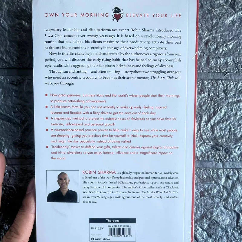 The 5AM Club by Robin Sharma – Own Your Morning, Elevate Your Life English Book