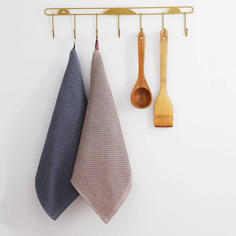 منشفة مطبخ ناعمة للغاية وعالية الامتصاص، مصنوعة من القطن بنسبة 100%، للغسيل والتجفيف وتنظيف المنزل