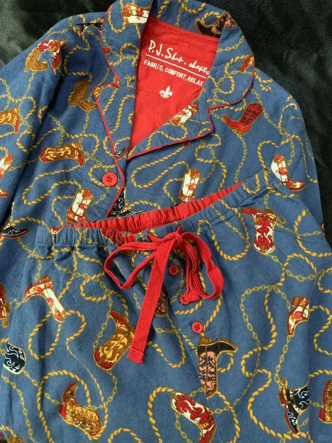 New Women's Loungewear Set | 100% Cotton Loose Cartoon 2-Piece Pajamas | Casual Sleepwear Outfit