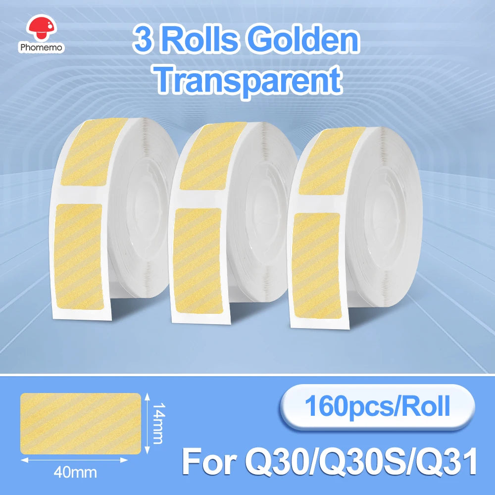 طابعة ملصقات حرارية Phomemo Q30 بتقنية البلوتوث - صانعة ملصقات محمولة للأعمال اليدوية وبطاقات التاريخ، طابعة لاسلكية متعددة الأوراق لنظامي التشغيل iOS وAndroid