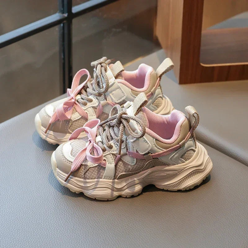 Kids Fashion Sneakers | Breathable Non-Slip School & Sports Shoes