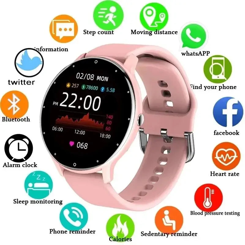 LIGE Women Smart Band Watch – Weather Forecast, Activity Tracker, Heart Rate Monitor, Sports Smart Watch