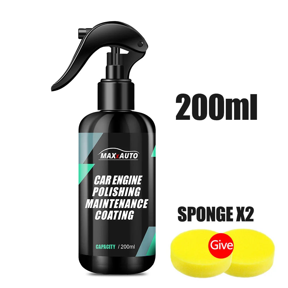 Car Plastic Restorer Coating Agent – Auto Plastic & Rubber Exterior Repair, Clean, Refresh, Restore, Black Shine & Seal