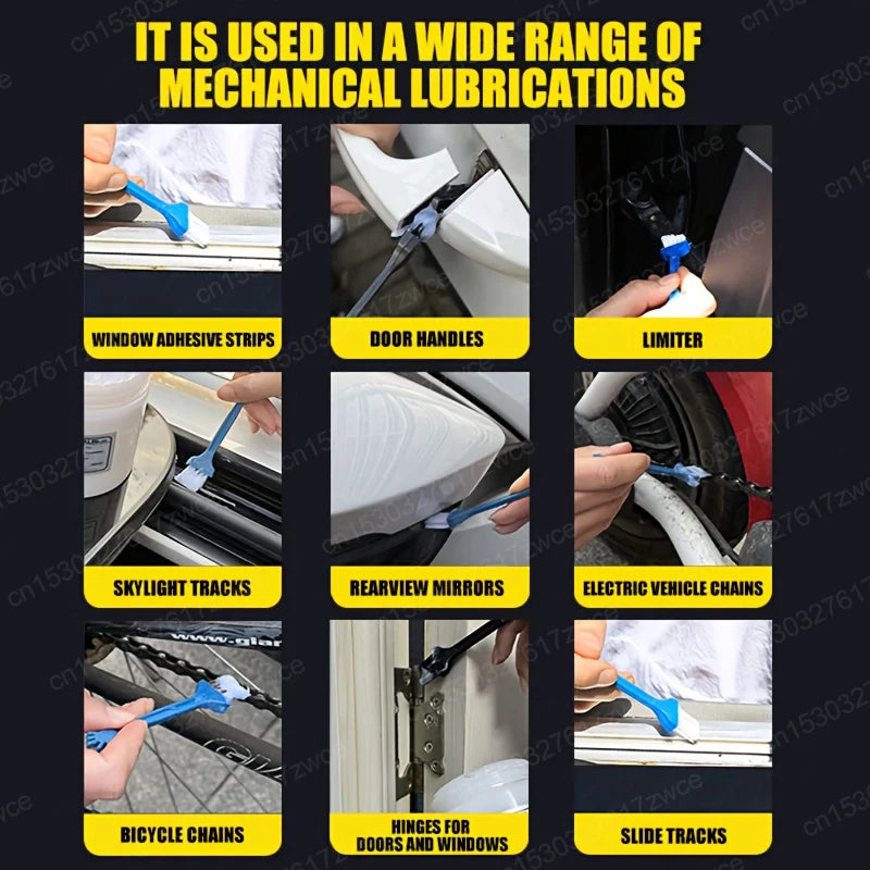 Car Sunroof Track Lubricating Grease Door Noise Anti-Rust Oil Grease for Gears Bearings & Plastic Gear Lubrication Kit