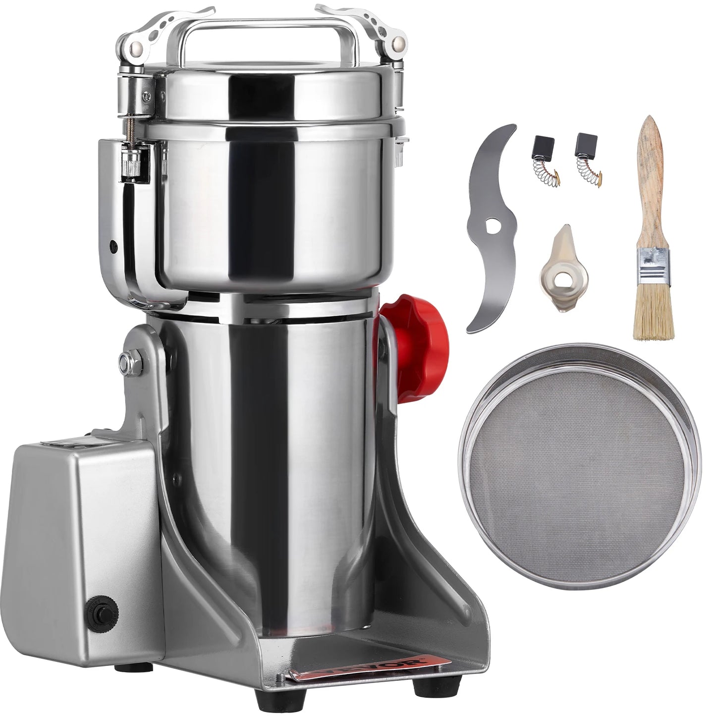 Electric Grain Mill Grinder 150-2500g Commercial Spice Herb Crusher