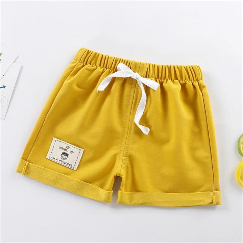 Baby Boy Summer Shorts – Solid Color Lightweight Shorts for 12M–5T Toddlers & Kids