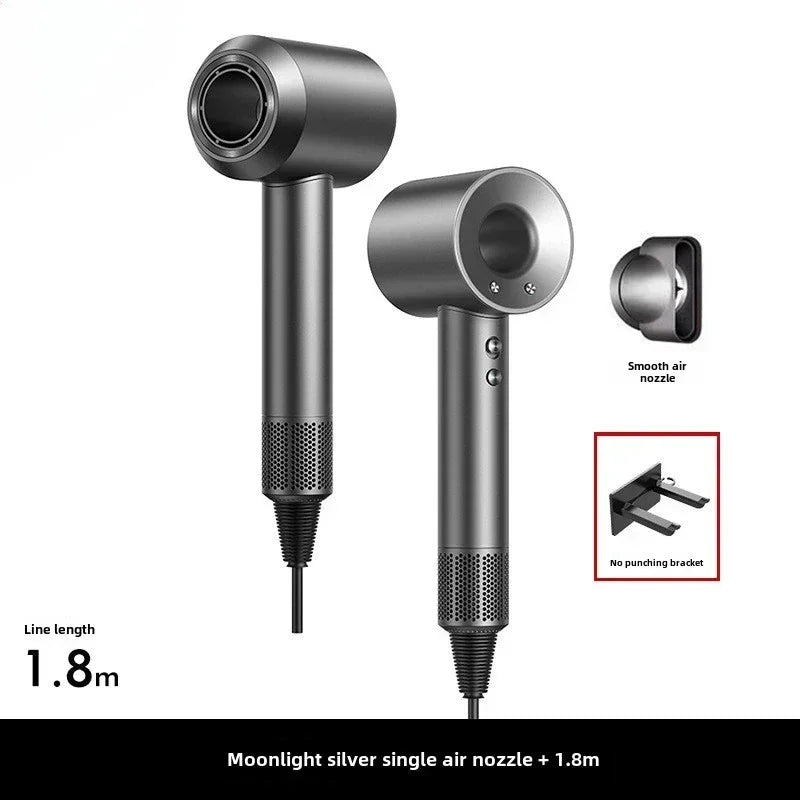 مجفف شعر احترافي 5 في 1 - أداة تصفيف خفيفة الوزن بالهواء الساخن والبارد مع تحكم حراري