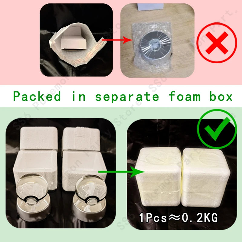 Pokémon 3D Crystal Ball Night Light – Pikachu, Gengar & Mewtwo Pokéball Glass Lamp for Kids Birthday Gifts