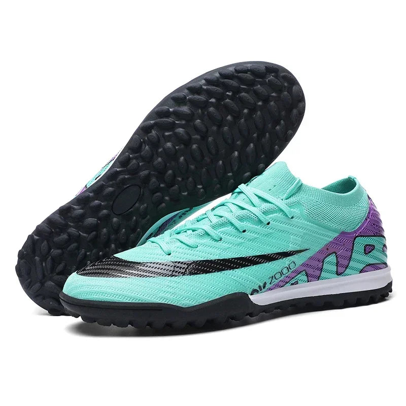 New Men’s Football Sneakers & Boots – Mid-Top Soccer Shoes, High-Quality Non-Slip FG/TF Futsal Indoor Cleats
