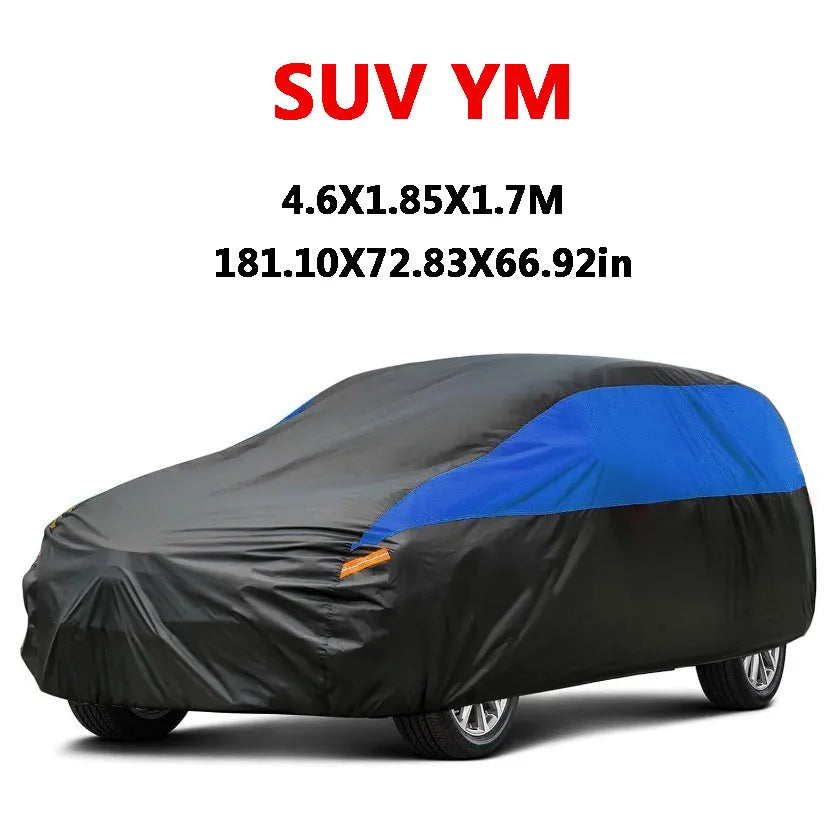 Exterior Car Cover Universal Waterproof Dust proof UV Protection Car Protective Cover for Hatchback Sedan SUV Full Car Covers