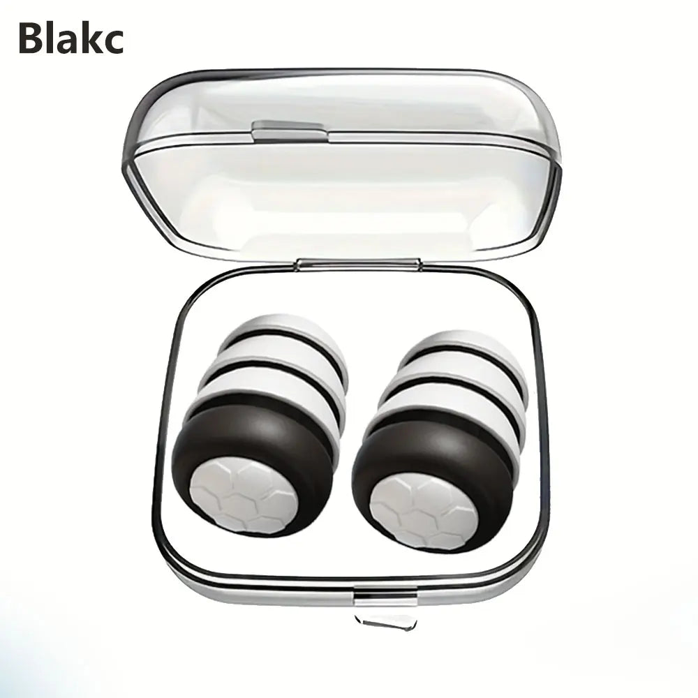 سدادات أذن HUAK المصنوعة من السيليكون الناعم - حماية للأذن بخاصية إلغاء الضوضاء للنوم والسباحة والراحة الهادئة